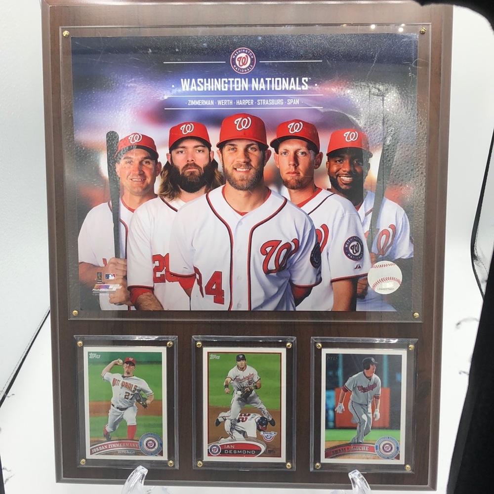 MLB Washington National Wall Plaque Photo & Cards